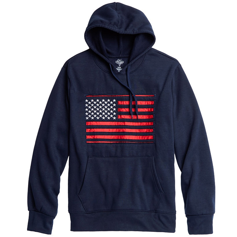 American Flag Men's Hoodie#select-color_navy