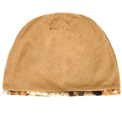 Realtree Edge/Khaki Reversible Fleece Men's Beanie