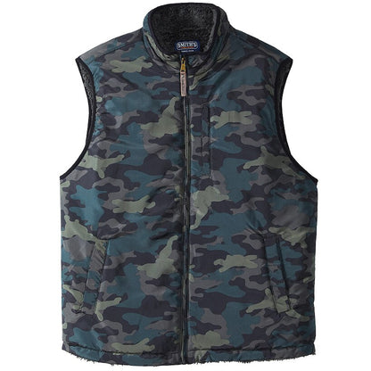 Men's Sherpa Lined Buffalo Plaid Vest