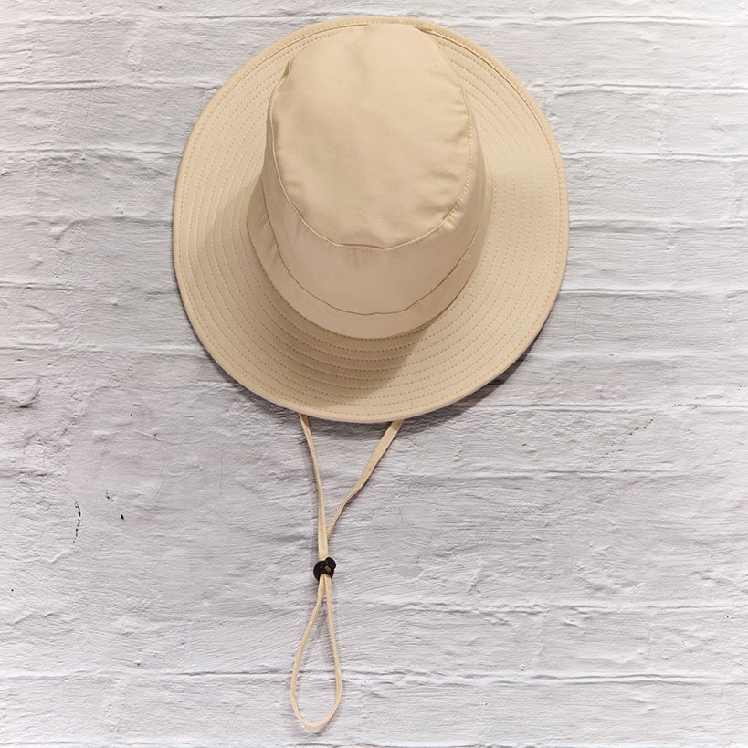 Cotton Bucket Hat with Adjustable Drawstring#select-color_khaki