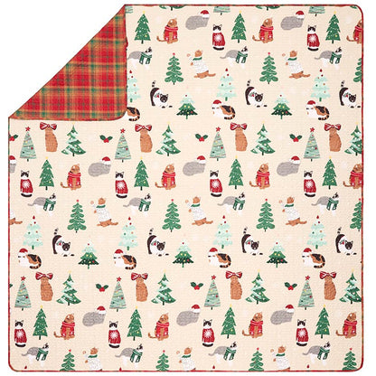 Merry Catmas Quilt Ensemble