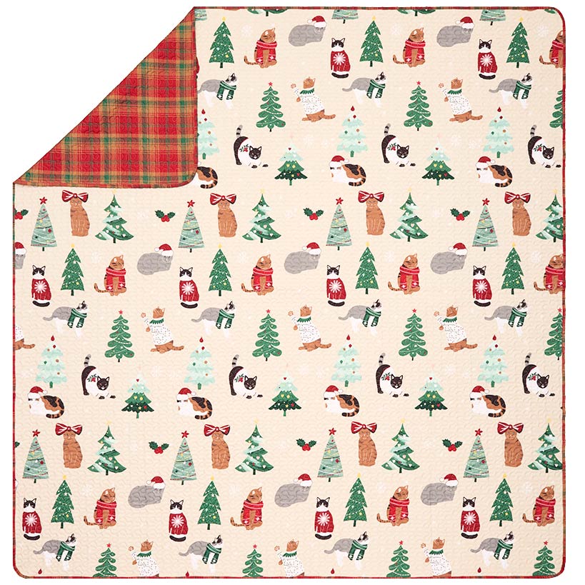 Merry Catmas Quilt Ensemble
