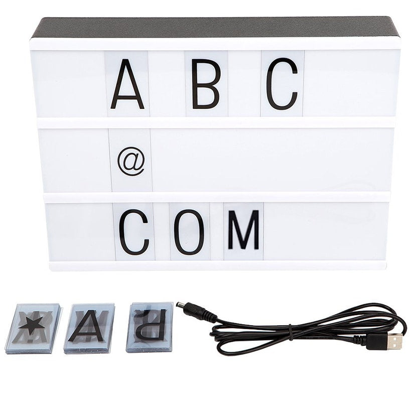Customizable Cinema Light Box