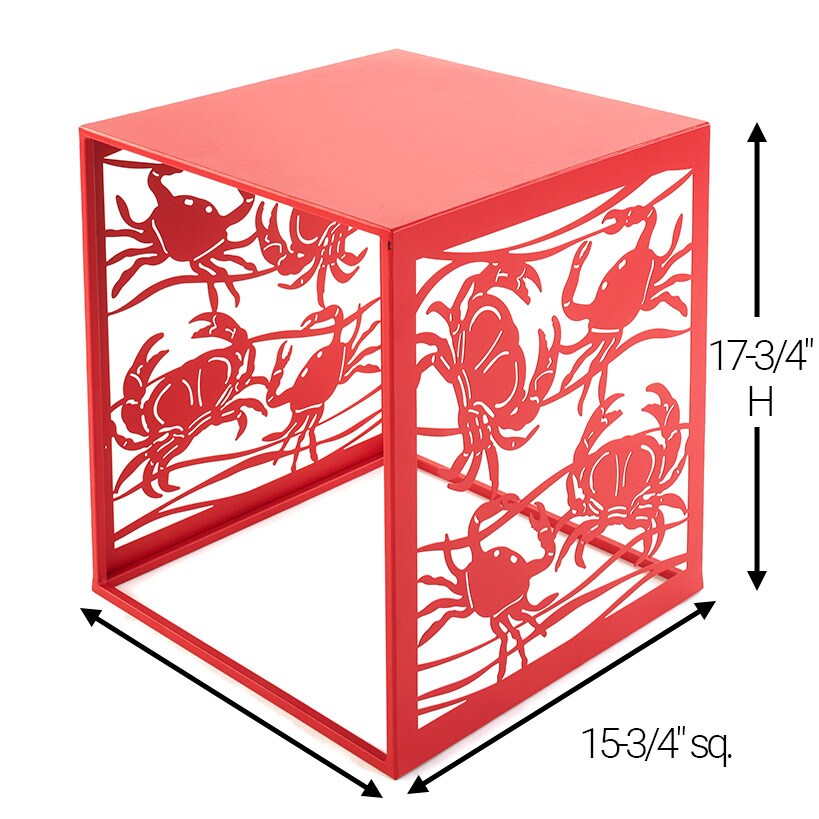 Metal Icon Side Table