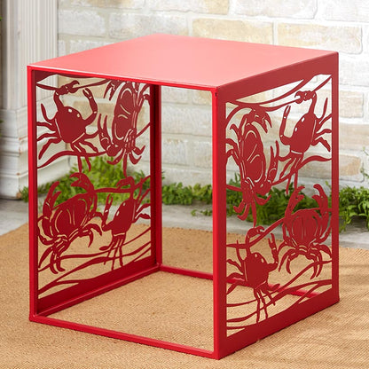 Metal Icon Side Table