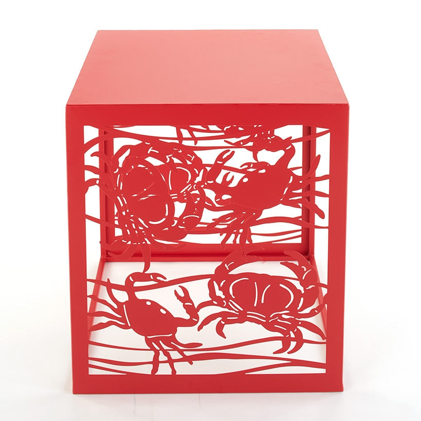 Metal Icon Side Table