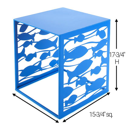 Metal Icon Side Table