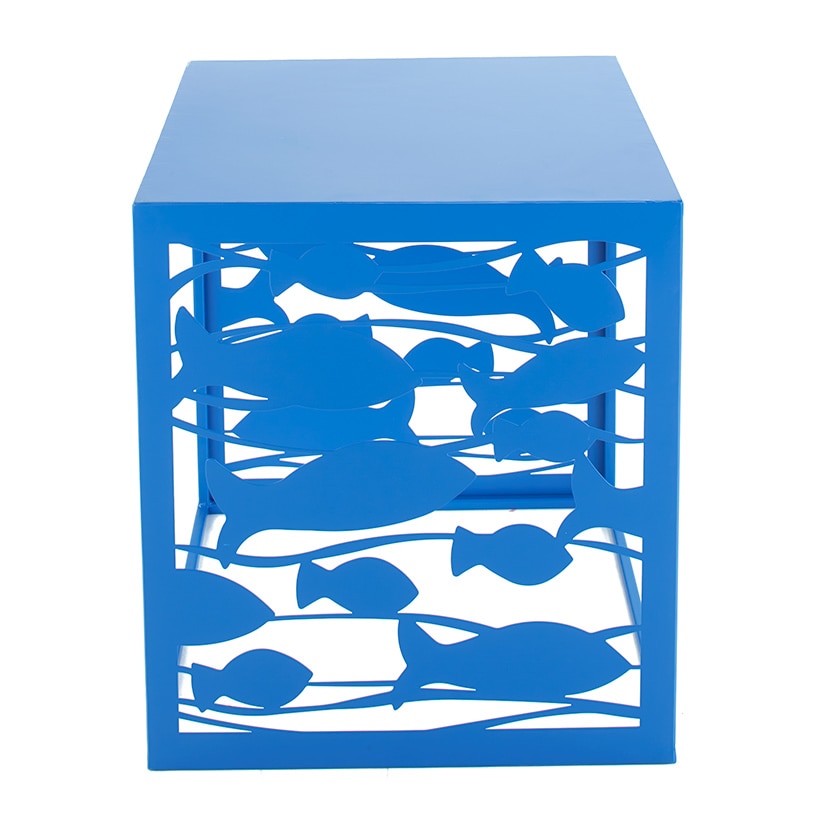 Metal Icon Side Table