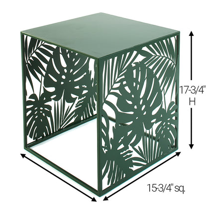 Metal Icon Side Table