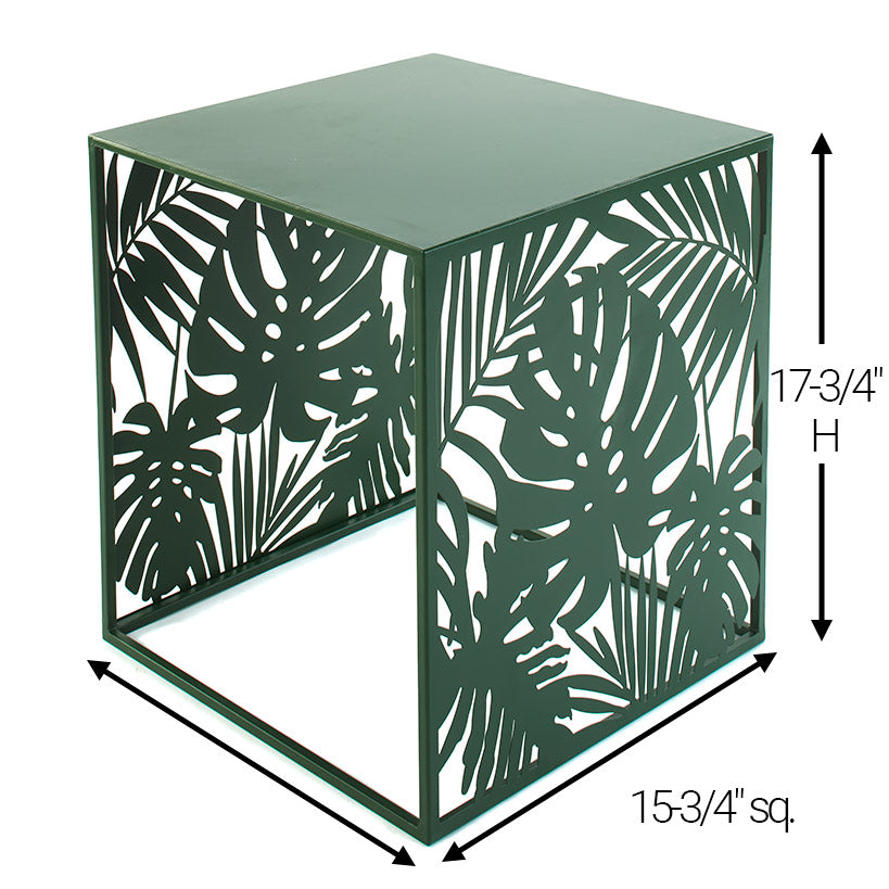 Metal Icon Side Table