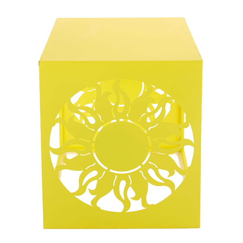 Metal Icon Side Table