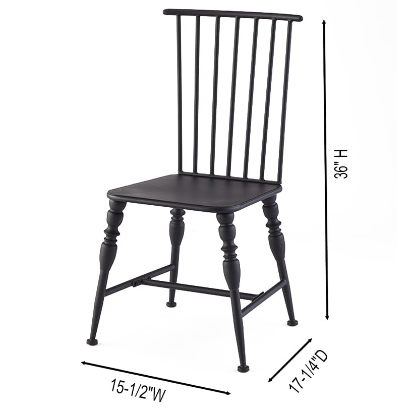 Metal Spindle Leg Chairs or Tables#select-color_black