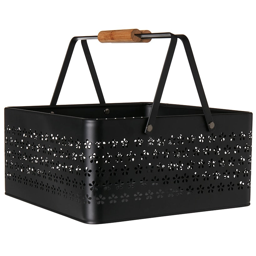 Metal Storage Organizer Caddy with Handles