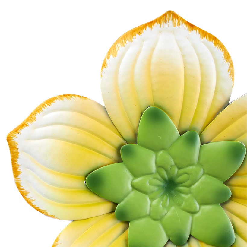Tropical Home Decor#select-item_yellow-metal-wall-flowers