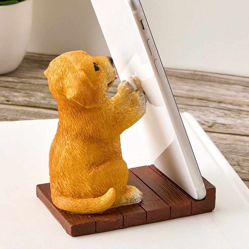 Cute Mobile Phone Stand in Cat or Dog#select-stand_dog