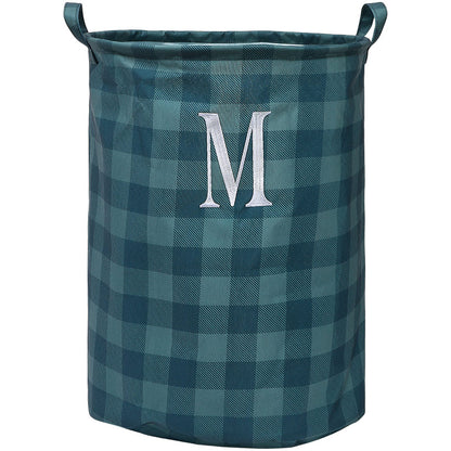 Monogram Buffalo Plaid Laundry Bag