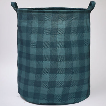 Monogram Buffalo Plaid Laundry Bag