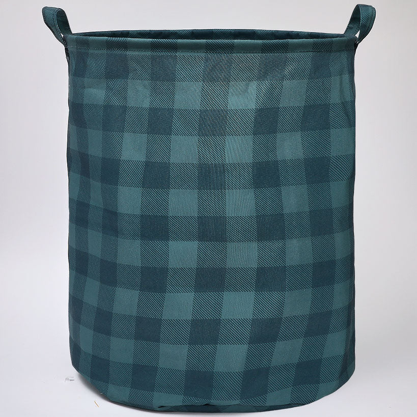 Monogram Buffalo Plaid Laundry Bag