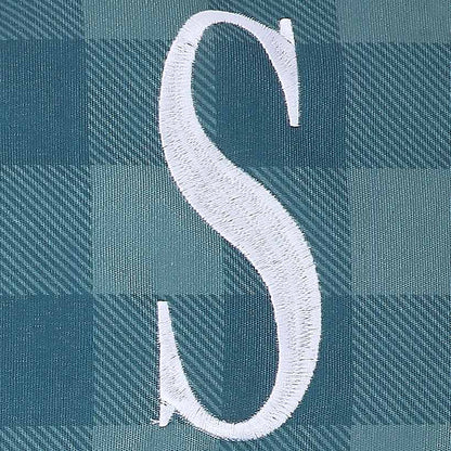 Monogram Buffalo Plaid Laundry Bag
