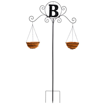 Monogram Double Planter Stakes