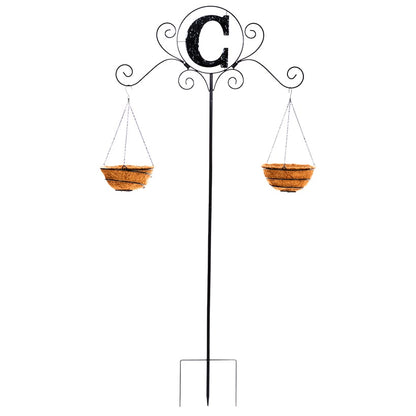 Monogram Double Planter Stakes