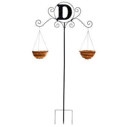 Monogram Double Planter Stakes