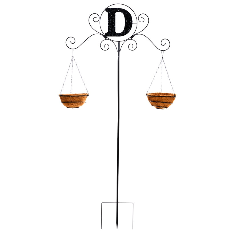 Monogram Double Planter Stakes