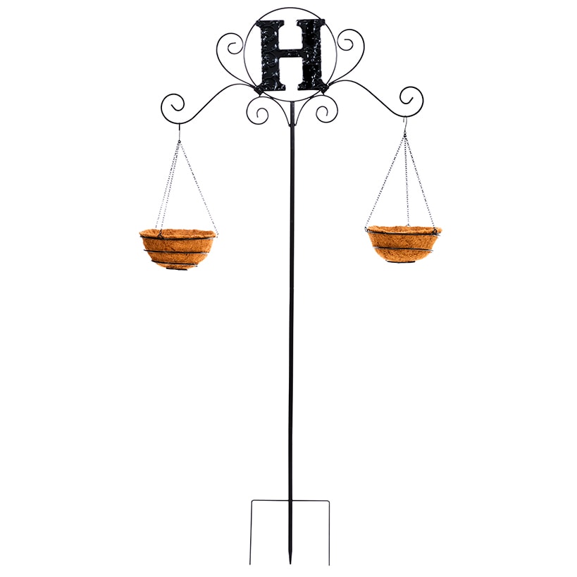 Monogram Double Planter Stakes