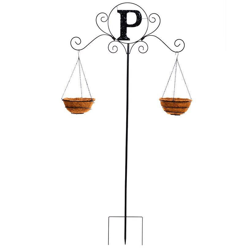 Monogram Double Planter Stakes