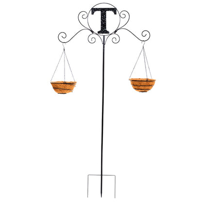 Monogram Double Planter Stakes