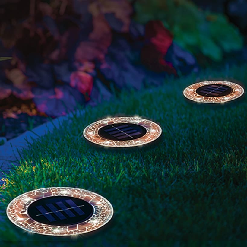 Bell+Howell® Sets of 4 Mosaic Disk Lights™