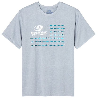Men's Short Sleeve Mossy Oak Fishing Tee