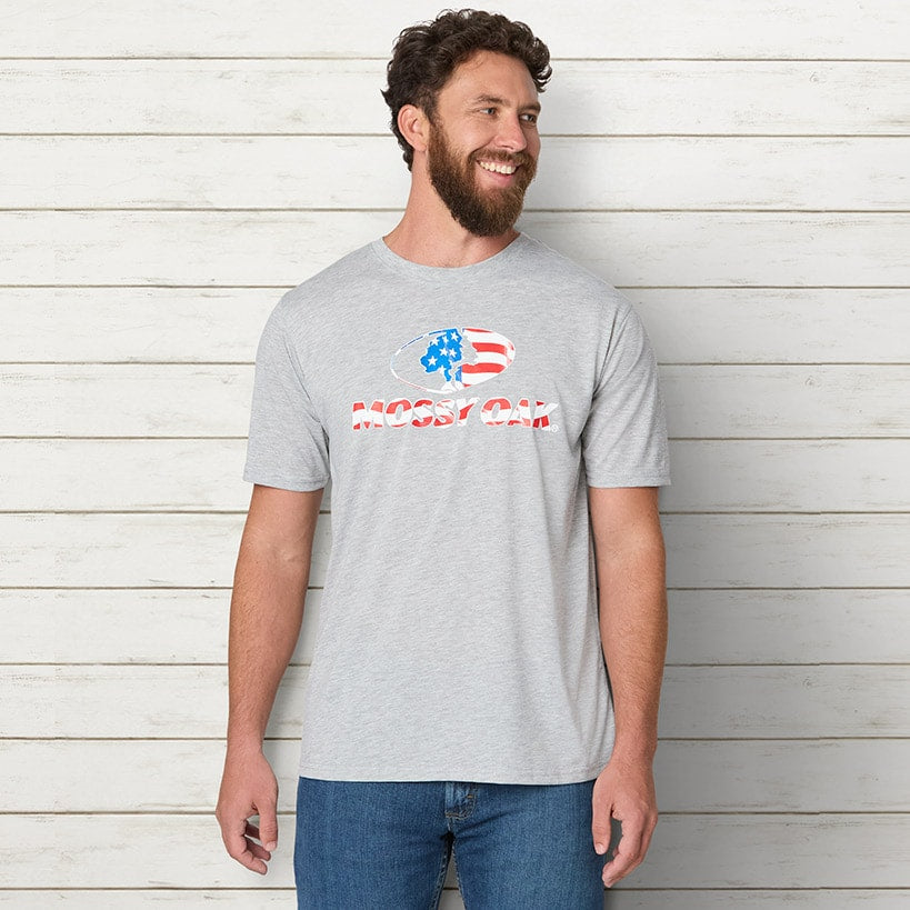Mossy Oak Screen Tee#select-color_gray