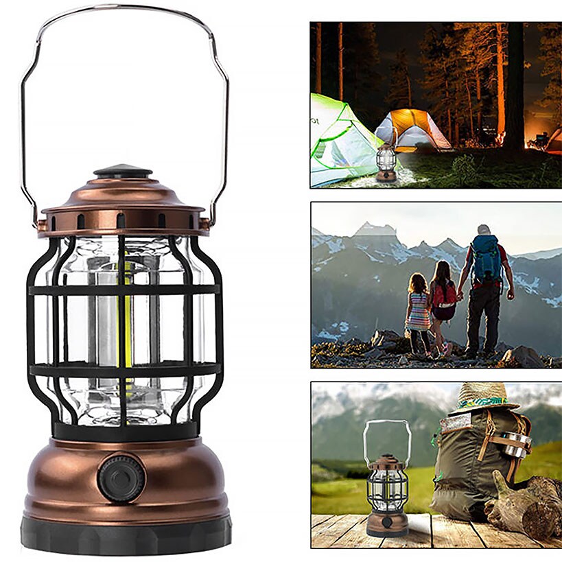 LED Camping Lantern Battery Powered Portable Light