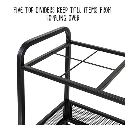 Steel Garage Multi-Purpose Rolling Storage Cart