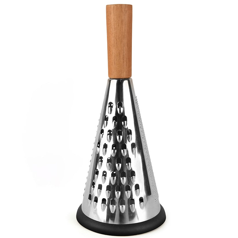 Cone Grater with Wood Handle Multifunctional
