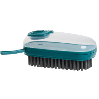 Multifunctional Cleaning Brush With Push Button Soap Dispenser