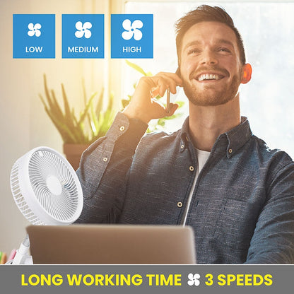 My Foldaway™ Rechargeable Fan - Compact and Portable Cooling Solution