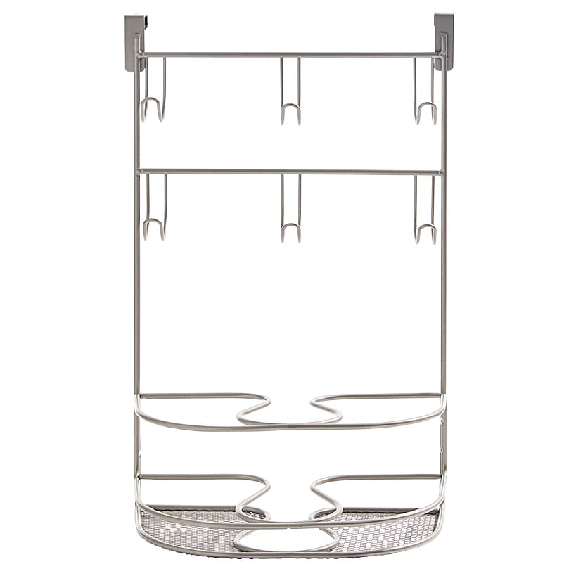 Mybella Over-the-Cabinet Door Deluxe Tiered Styling Station