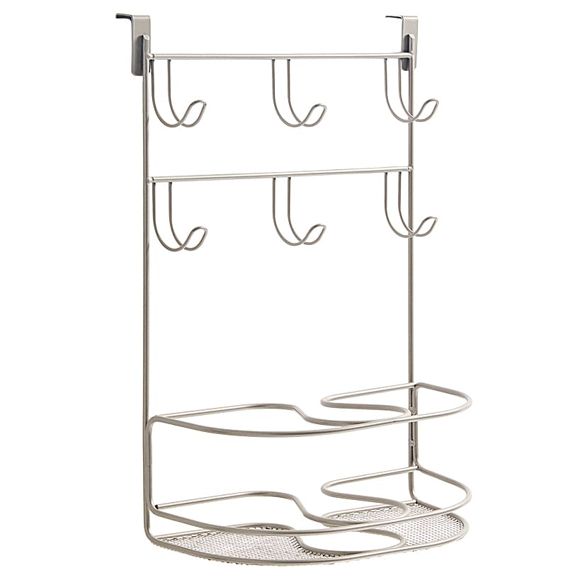 Mybella Over-the-Cabinet Door Deluxe Tiered Styling Station