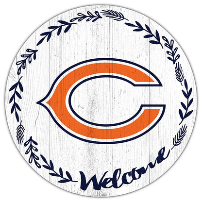 NFL 12" Welcome Circle Sign