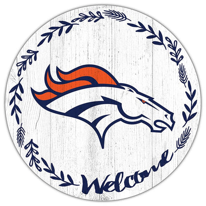 NFL 12" Welcome Circle Sign