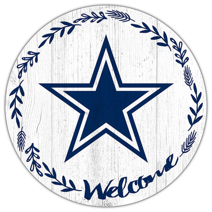 NFL 12" Welcome Circle Sign