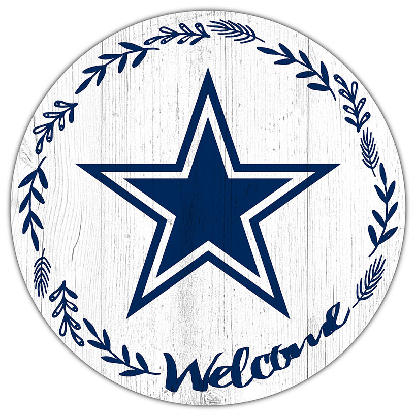NFL 12" Welcome Circle Sign