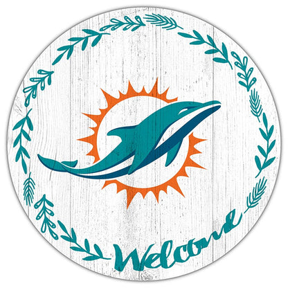 NFL 12" Welcome Circle Sign