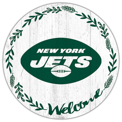 NFL 12" Welcome Circle Sign