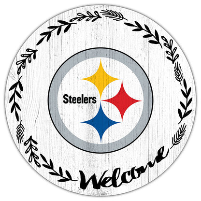 NFL 12" Welcome Circle Sign