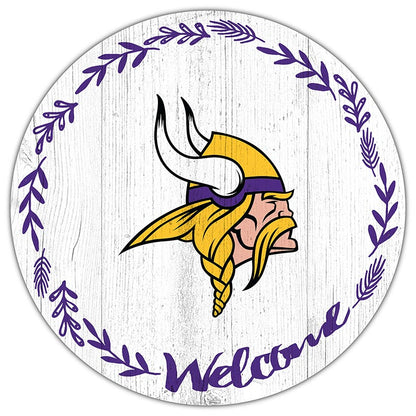 NFL 12" Welcome Circle Sign