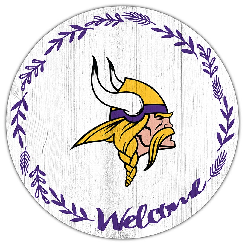NFL 12" Welcome Circle Sign