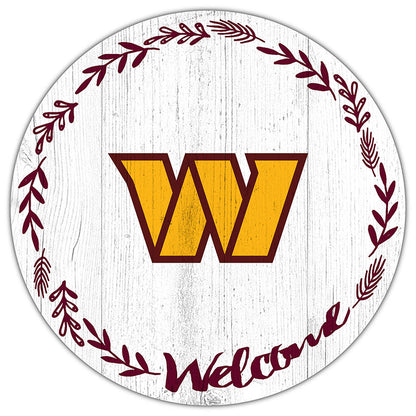 NFL 12" Welcome Circle Sign